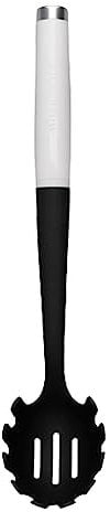 KitchenAid KCG005OHWHE, Non-Stick Spaghetti Spoon, 34.5 cm, White