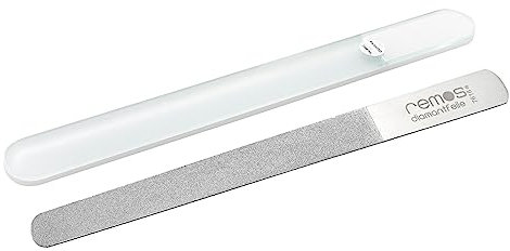 REMOS Pediküre Set Diamant- & Glasnagelfeile für perfekt gepflegte Fußnägel