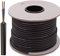 318 Flex Round Black Flexible Rubber Cable - Indoor/Outdoor (50 Meters, 2 CORE 0.75MM)