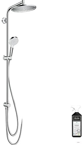 Colonne de douche HANSGROHE Crometta S 240 sans mitigeur + nettoyant Briochin