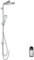 Colonne de douche HANSGROHE Crometta S 240 sans mitigeur + nettoyant Briochin