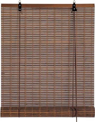 Cy.curtain bright Bambusrollo Bambus Rollo Sonnenschutz und Sichtschutz Rollo,für Fenster Und Türen,Blickdicht,Bambus Jalousien Innen,60x220CM