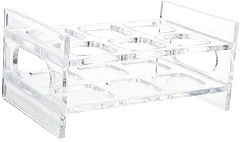 Amosfun 3St Ständer aus Acryl Vitrine aus Schnapsglas Bar Schnapsglashalter Monitor Halterung -Set Schnapsglas-Organizer Schnapsbecherhalter Gläser Weinglasregal