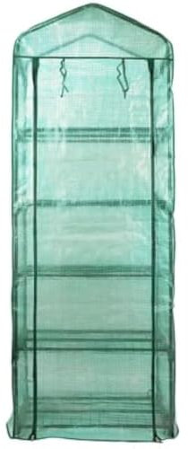 JonesHouseDeco Copertura di ricambio per serra copertura impermeabile in PE trasparente per serra a 5 livelli copertura per piante per piante da giardino all'aperto 69x49x193cm (solo copertura)