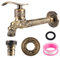 Vintage Wasserhahn, Wasserhahn Garten Antik Mit Klempnerband, 1/2 Zoll Antik Messing Hahn, Wandmontage Drache Geschnitzt Wasserhahn, Wand Wasserhahn Für Zuhause Küche Badezimmer Garten Im Freien (A)
