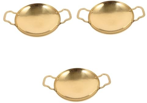 3pcs Nonstick Stainless Steel Griddle Pan Set Perfect for Sukiyaki Frying Stewing Cooking Paella and Sauteing