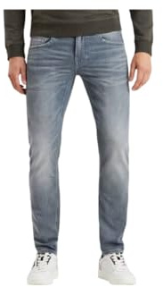 PME Legend Herren Jeans TAILWHEEL - Slim Fit - Grau - Light Grey Mid W29-W40, Größe:29W / 30L, Farbe:Light Grey Mid LGM