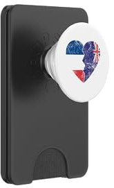 Drapeau de la Nouvelle-Zélande Cœur | France Nouvelle-Zélande Roots PopSockets PopWallet pour MagSafe