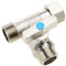 20mm Tees Stop Valves 3 Way Diverters Connector Toilet T Adapter for Dishwasher Washing Machine Easy to Use