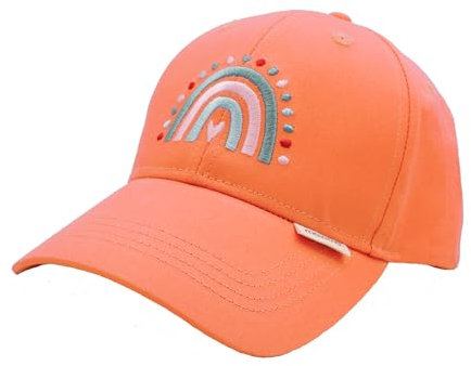 maximo Kids Girl-Cap Regenbogen Klettverschluss
