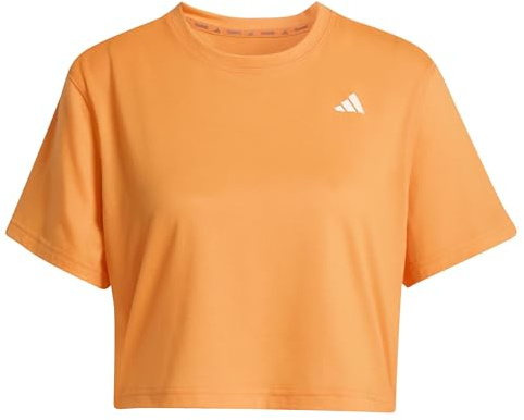adidas Women's Train Essentials Boxy Workout Tee, Pure Orange, XXL