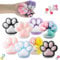 8 Stück Cat Paw Anti Stress Bälle,Funny Stressball Squeeze Antistressball,Squeeze Toy Squishy Pfote,Montessori Sensorisches Quetschspielzeug für Anti Stress und Angst Relief