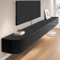 Schwebender TV-Ständer 120-300cm Wandmontierter TV-Schrank Schwebende Regale Modernes Mattes Unterhaltungsmedien-Konsolenzentrum Für Wohnzimmer(140 * 20 * 24CM)