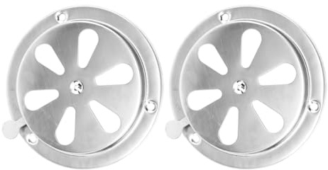Healifty 2pièces Aération Bouches de Sortie de Climatisation Évents de Climatisation Clapets Anti-Retour pour Camping-Cars Bouchon de Ventilation des Eaux Usées Outil de Ventilation