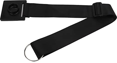 Cello Endpin Anchor & Non Slip Stopper | Adjustable Strap (35-66cm) for Floor Protection | Slip - Prevention Mat for Cello/Chair Leg/Stand | with Large O Ring