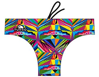 Turbo - Pantaloni da nuoto da uomo, per pallanuoto, nuoto, triathlon, taglia 4/dt. 46/Turbo M