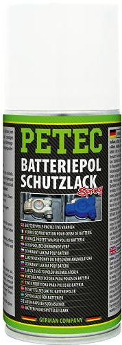 PETEC Batteriepol-Schutzlack Spray blau 150 ml, Batteriepolschutz 72650