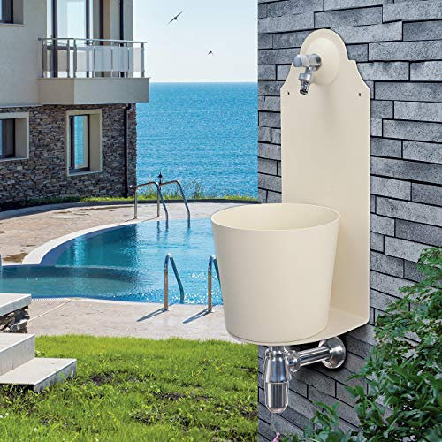 Fontana in ferro a parete BEL-FER modello 42/PRX, completa di rubinetto