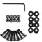 Bolzen Nuts n Bolts Longboard Schrauben Linsenkopf 1 Zoll Innen-Sechskant Flachkopf