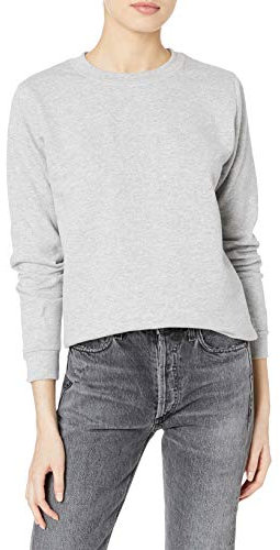 Gildan Fleece Crewneck Sweatshirt, Style G18000fl Maglia di Tuta, Grigio Sportivo, XXL Donna