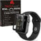 TECHGEAR Screen Protector fits Apple Watch Series 3 38mm - 3D GLASS Edition Full Coverage Tempered Glass Screen Protector Guard Cover Compatible 38mm Apple Watch, Watch Sport, Watch Edition [Series 3]