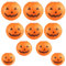 Kesote 10x Lampions Halloween Laterne Papier Kürbis Papierlaterne Hängedeko Halloween Party Dekoration (6”+ 8”+10”+12”)