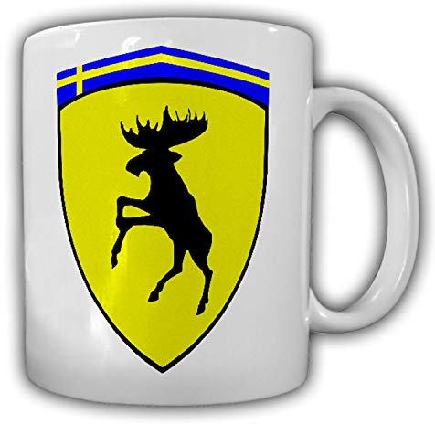 Wappen Elch Logo Schweden Autohersteller Kraftfahrzeug Tuning Tasse #26232