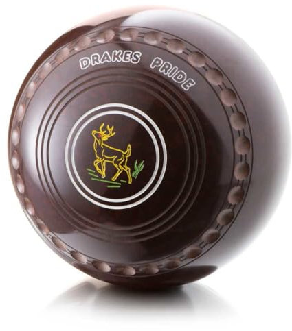 Drakes Pride Professional bowls - Brown, gripped, Size 4, Heavy