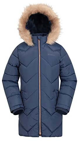 Mountain Warehouse Galaxy Kids Padded Hooded Jacket Navy 13y