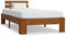 vidaXL Kiefernholz Massiv Bettgestell Holzbett Futonbett Einzelbett Massivholz Bett Bettrahmen Lattenrost Schlafzimmerbett 90x200cm Honigbraun