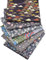 Dunkelblauer Bronze-Stoff mit Blumenmuster, Fat Quarter, vorgeschnittener Quilt-Stoff, 46 x 56 cm (asiatischer Vintage-Stil, Retro)