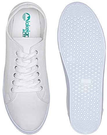 Lakeland Active Men's Ambleside Canvas Trainers - Off-White - 8.5 UK