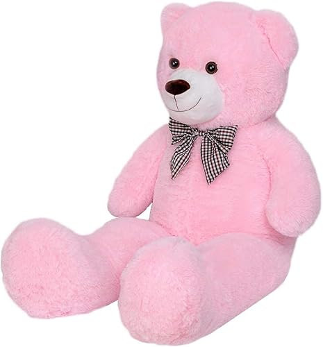 Yeqivo Groß Teddybär Kuschelbär XXL riesen Teddy Bear Plüschbär Kuscheltier 120CM Big Teddybear (Rosa)