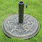 Taylor & Brown Heavy Duty 9kg Garden Parasol Base Umbrella Patio Stand Metal Round Floral Design Bronze Finish Cast Iron Effect