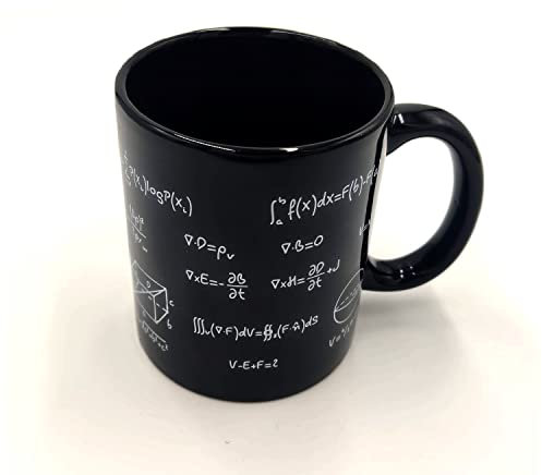 Tasse pleine de formules mathématiques