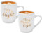 Mr Right und Mrs Always Right Kaffeetassen Set Hochzeitsgeschenk für Brautpaar, Mr und Mrs 2er Set Geschenk für Hochzeit Valentinstag Weihnachten Jahrestag Geburtstag, 320ml Kaffeetassen Set