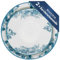 Lashuma Keramik Schüssel blau Enzian, 2x Pastaschalen 18 cm - 23 cm Ø, runde Müslischale groß