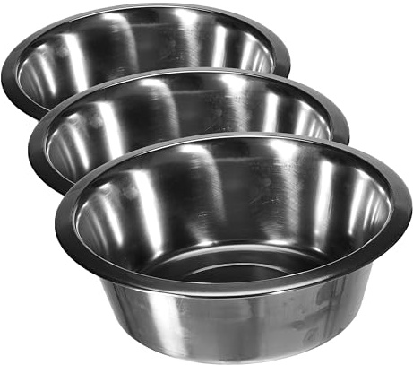 Nobby Edelstahlnapf, Ø 21,0 cm, 1,50 ltr., 1 Stück (Packung mit 3)