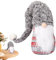 caits Plüschfigur Wichtel, skandinavische Weihnachtsmann-Figur, Wichtelpuppendekoration, ohne Gesicht, weich, dekorativ, Weihnachtsgeschenke