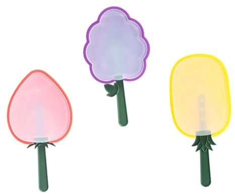 PRETYZOOM 6piezas Molpara Helados De Frutas Con Tapa Para Snacks Caseros y Diversión Familiar Moldes De Paletas De Asortidos