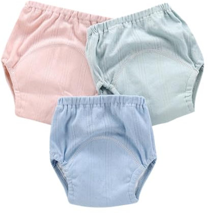 Vaguelly 3stücke Töpfchentrainingshosen Für Kleinkinder Aus Hochwertiger Baumwolle Und Atmungsaktiv Wiederverwendbar Für Outdoor-aktivitäten Und Babyfotos