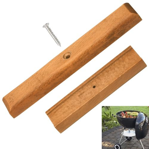 Custom Holz Ersatzgriff für Weber Holzkohlegrill - mit Befestigungsschrauben, passt auf jeden Weber Wasserkocher oder WSM Hergestellt nach 1979