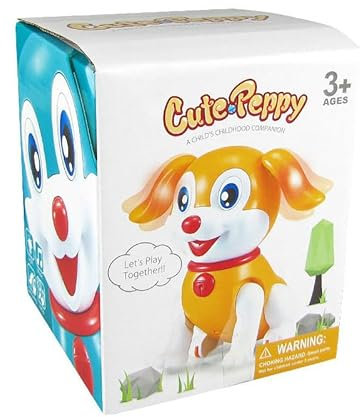 Srliya Robot Dog Toy Walking Electronics Puppy Pet Battery Operated Educational Interactive Toys for Kids