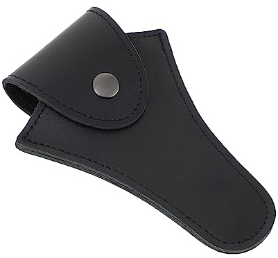 ifundom Schwarze Beutel Schutztasche für Trompetenmundstück aus Rindsleder Tragbare Aufbewahrungstasche für Horn Geeignet für Schrauben für Heimgebrauch