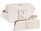 Parima Geschenke für Mädchen, 2 Stück Beige Kosmetiktasche Klein Make up Tasche für Frauen Schminktasche Schwester Geschenk Trauzeugin Geschenk Kosmetiktasche Set Geschenke für Teenager Mädchen Freund