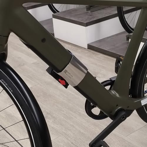 E-Bike-Akkuschloss „Kattfix“ für Riese und Müller Fahrräder, E-Bike Akku-Diebstahlsicherung (UBN Five, universell)
