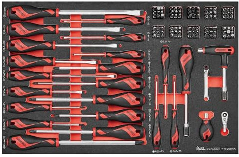 Teng Tools 115 Piece Mixed Screwdriver & Bit EVA Foam Set - TTEMD115N
