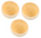 ADOCARN 3pcs Unfinished Mini Wooden Bowls for Craft Projects Safe for Boys and Girls for Home Decor Creative Painting and Art Activities