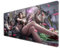 XXL mouse pad per giochi, mouse pad grande da 3 mm, base in gomma naturale, bordo cucito, tavolo antiscivolo per ufficio e casa, impermeabile 80 x 20 cm (arca)