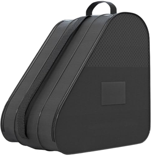 HiyyFloy Unisex Ice Skate Bag, 3 Layer Roller Skate Bags, Breathable Skating Shoes Storage Bag, Figure Skating Shoes Carry Bag for Women Men Kids